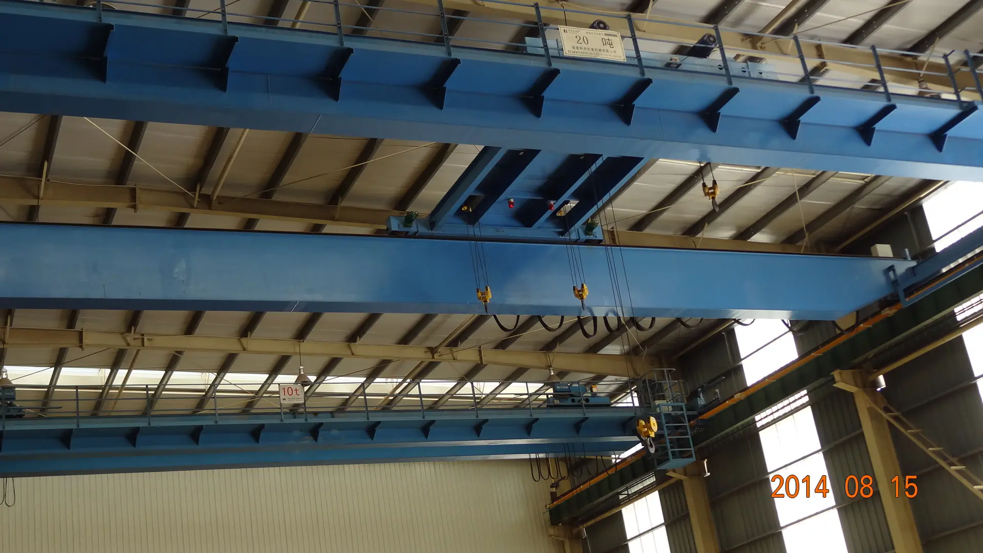 4吊点双梁起重机-玻璃行业